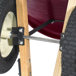 Max-Duty heavy-duty wheelbarrow axle