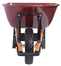 Scenic Road Steel SS-Series 6 Cu Ft Single Flat Free Wheelbarrow - Lifestyle