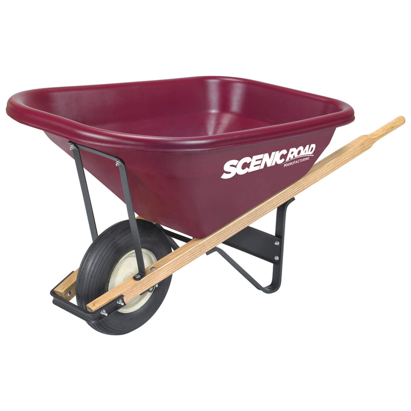 Build your Scenic Road wheelbarrow - M-Series 8 Cu Ft single ribbed