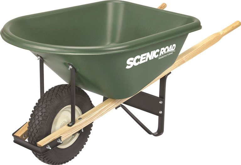 Scenic wheelbarrow on sale